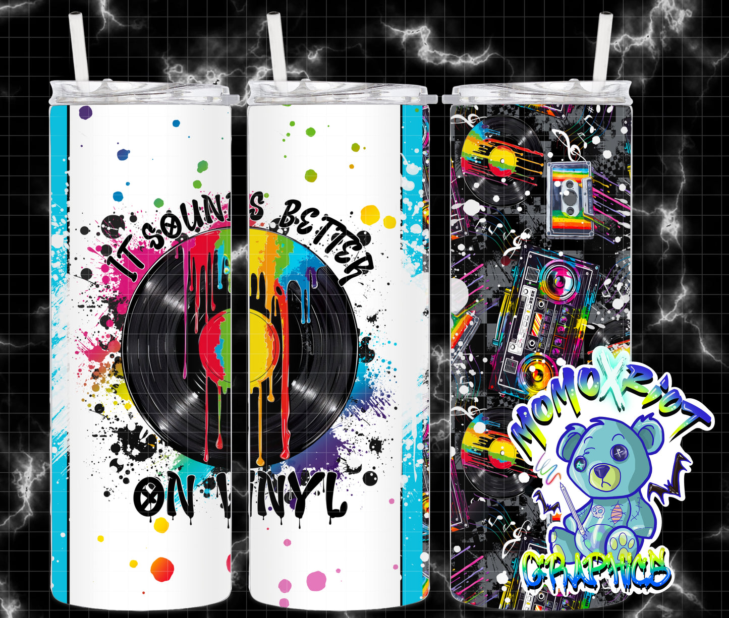 It sounds better on vinyl Tumbler Wrap