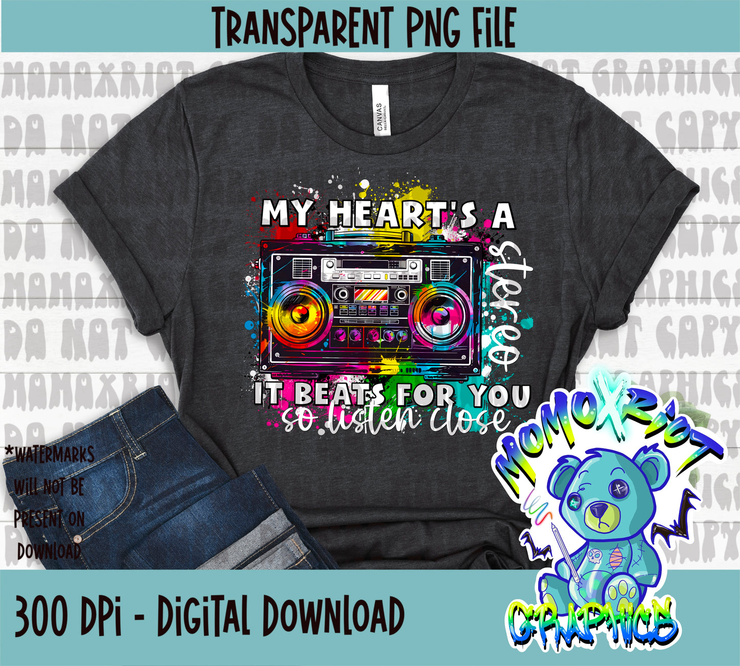 My Heart’s A Stereo PNG File