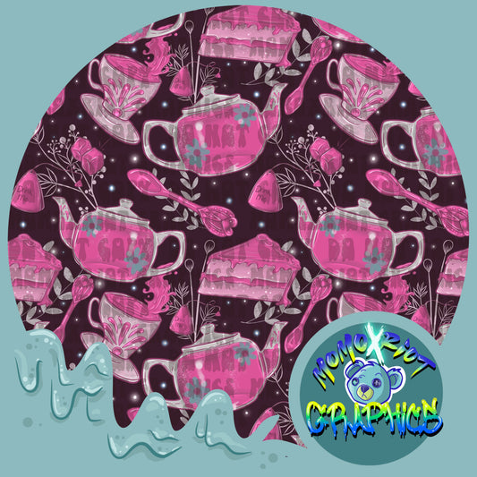 Pink Tea Party Seamless File