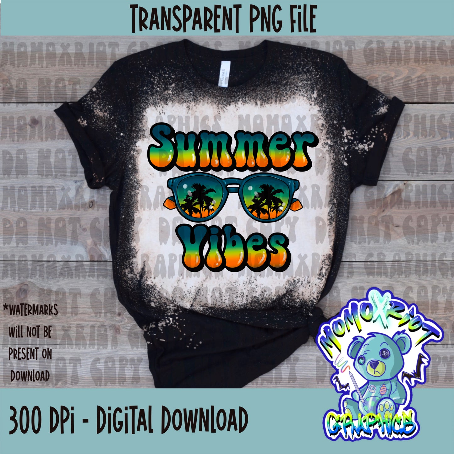 Summer Vibes V.2 PNG File