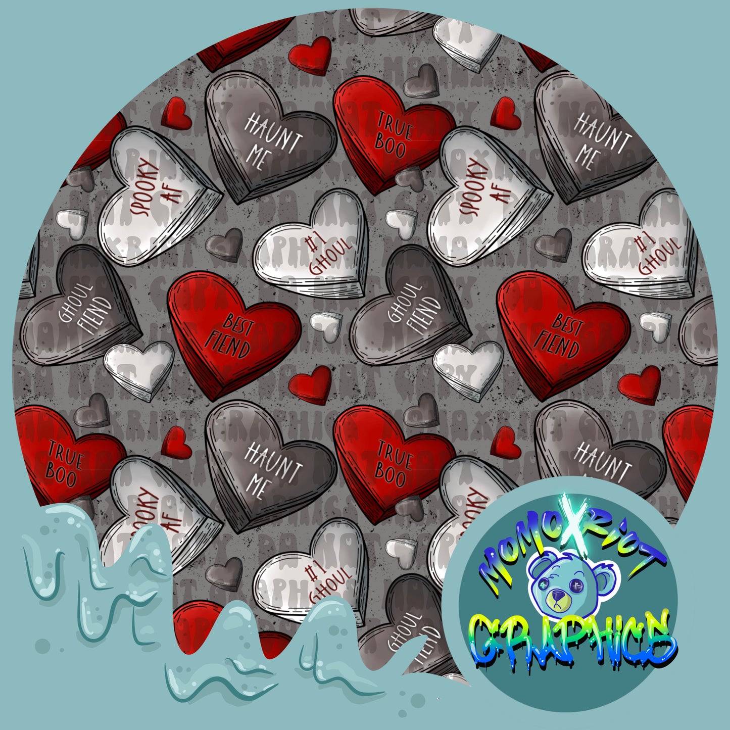 Candy Hearts Seamless File