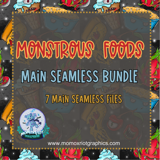 Monstrous Foods *Main Seamless* Bundle