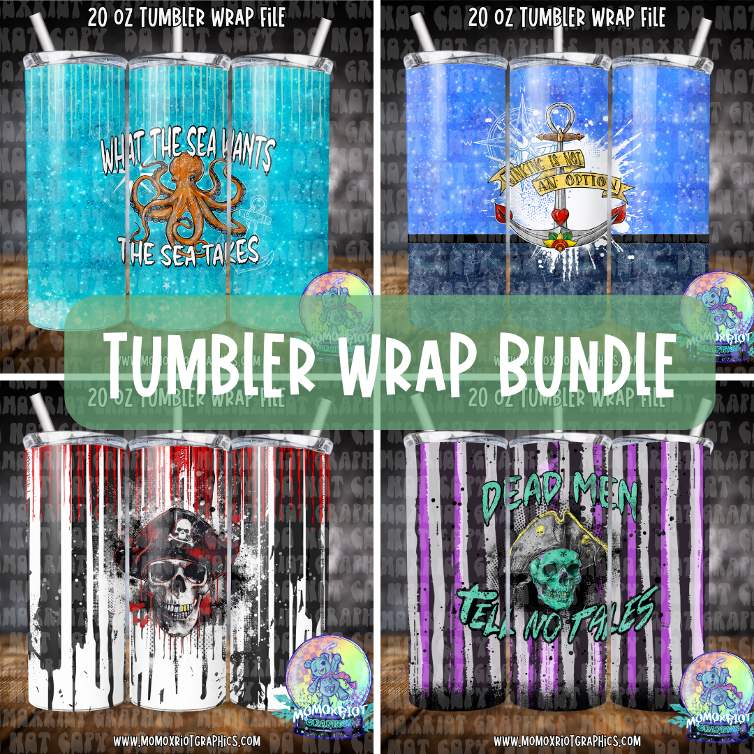 Nautical *Tumbler Wrap* Bundle