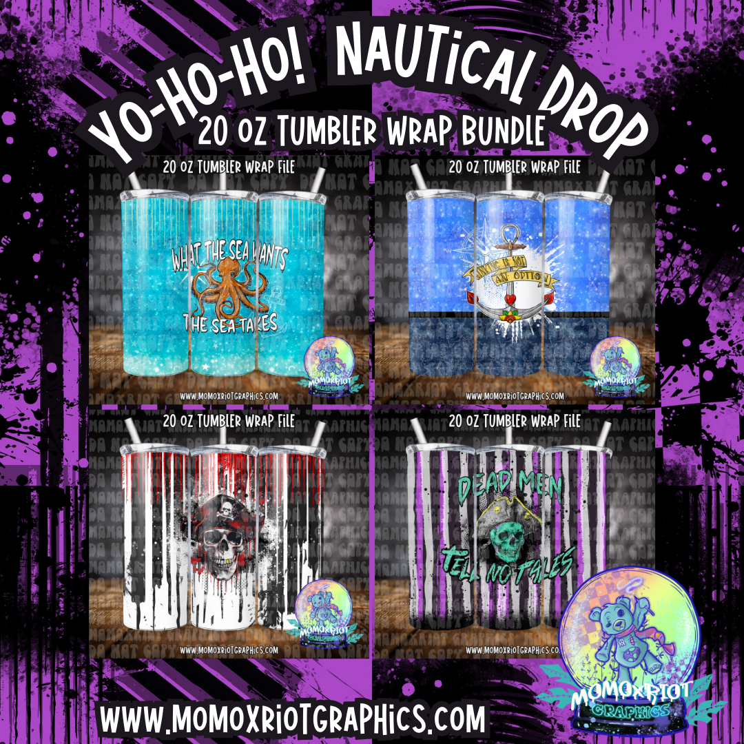 Nautical *Tumbler Wrap* Bundle