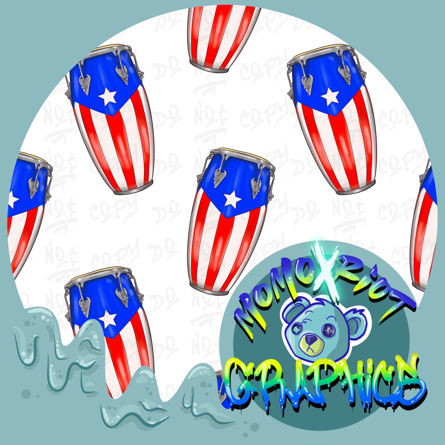 Boricua Congas Seamless File