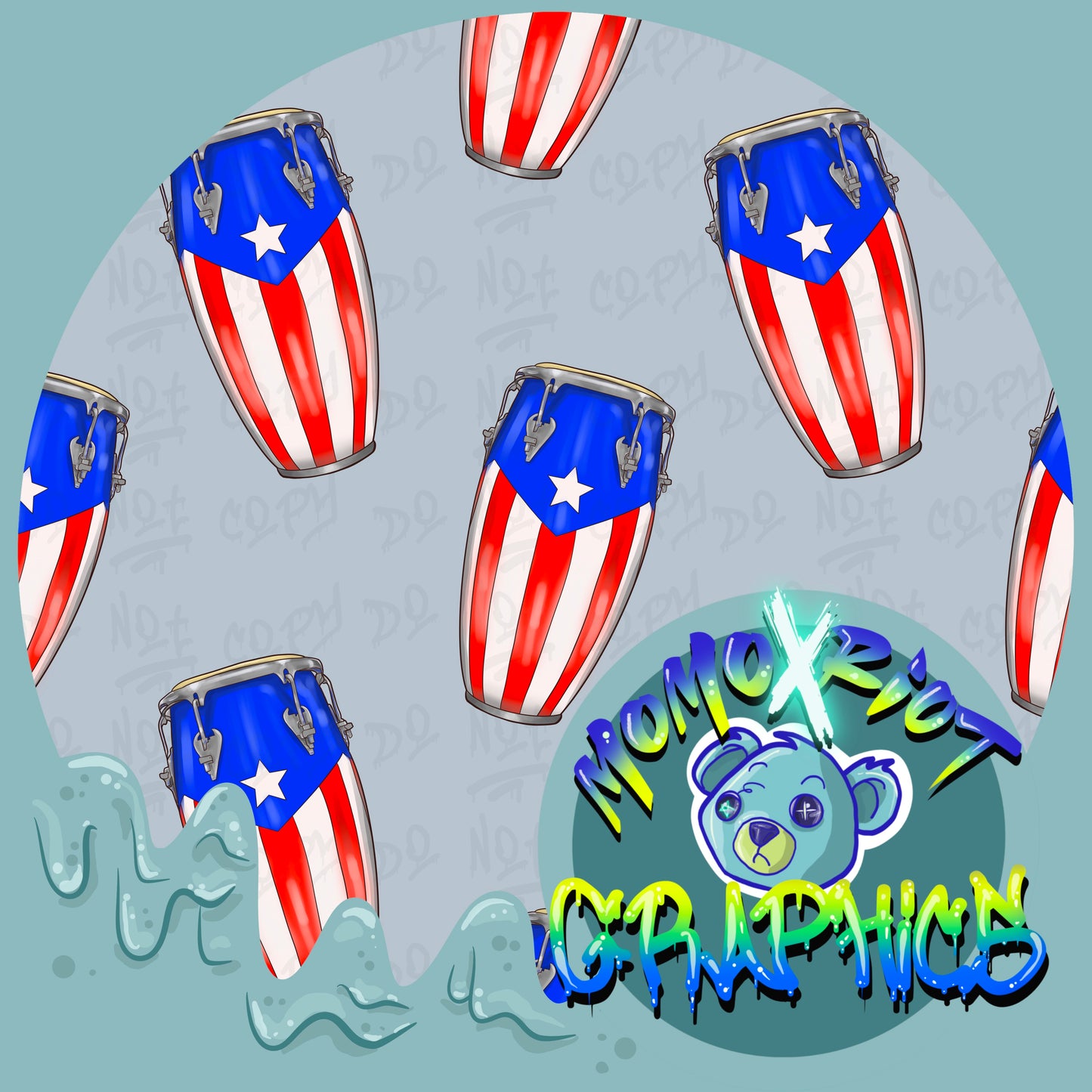 Boricua Congas Seamless File