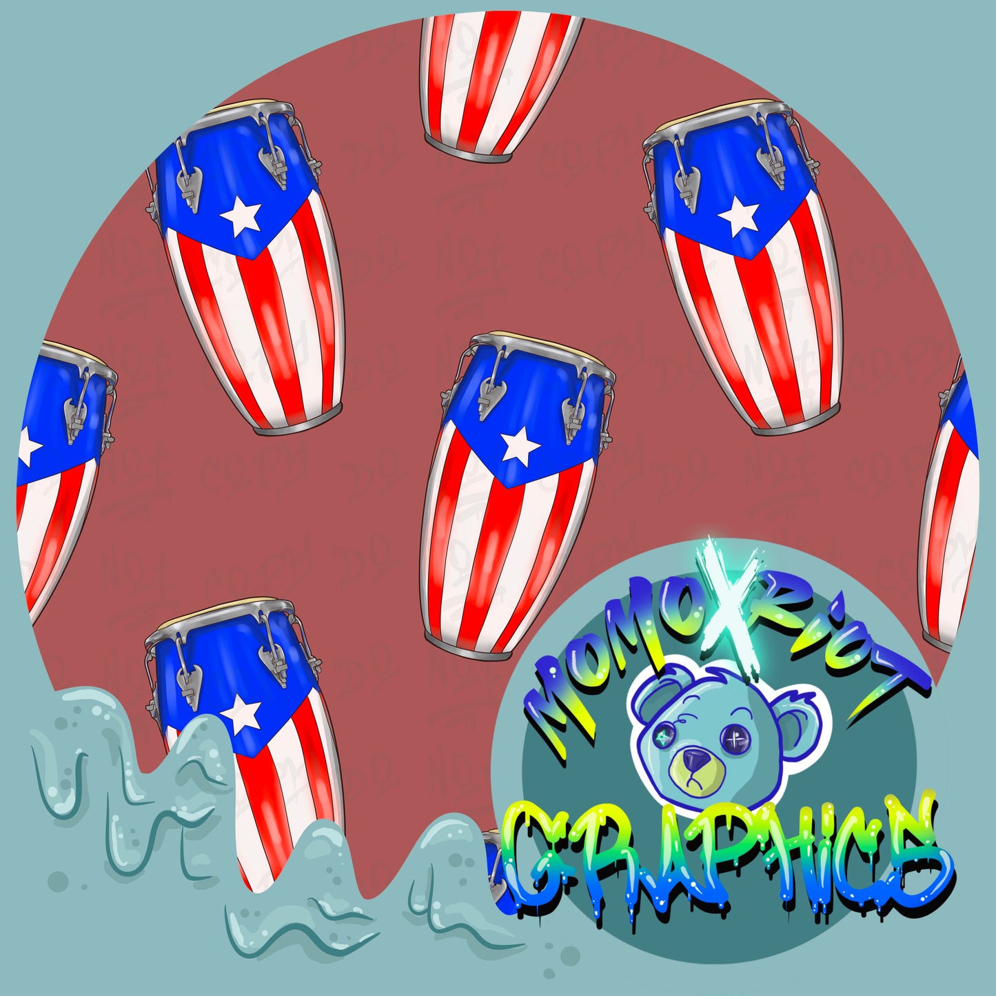 Boricua Congas Seamless File