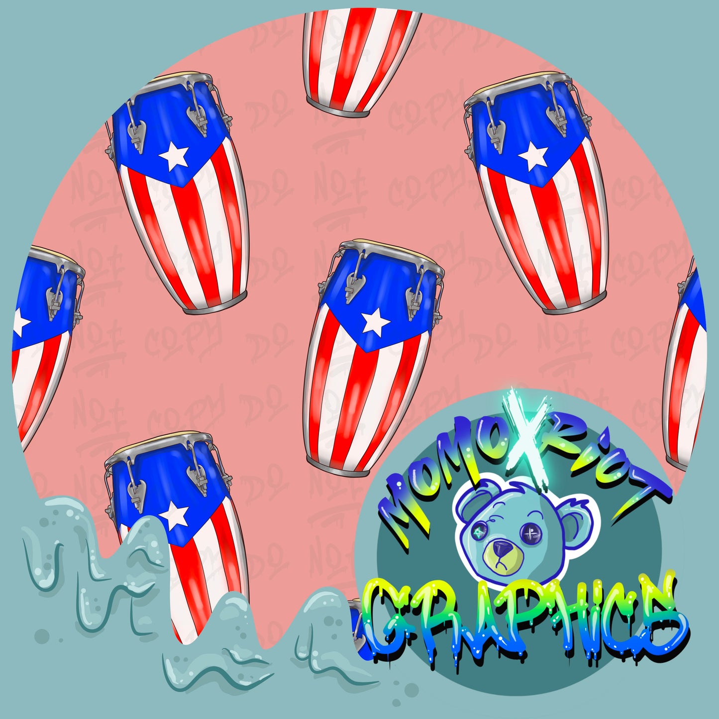 Boricua Congas Seamless File