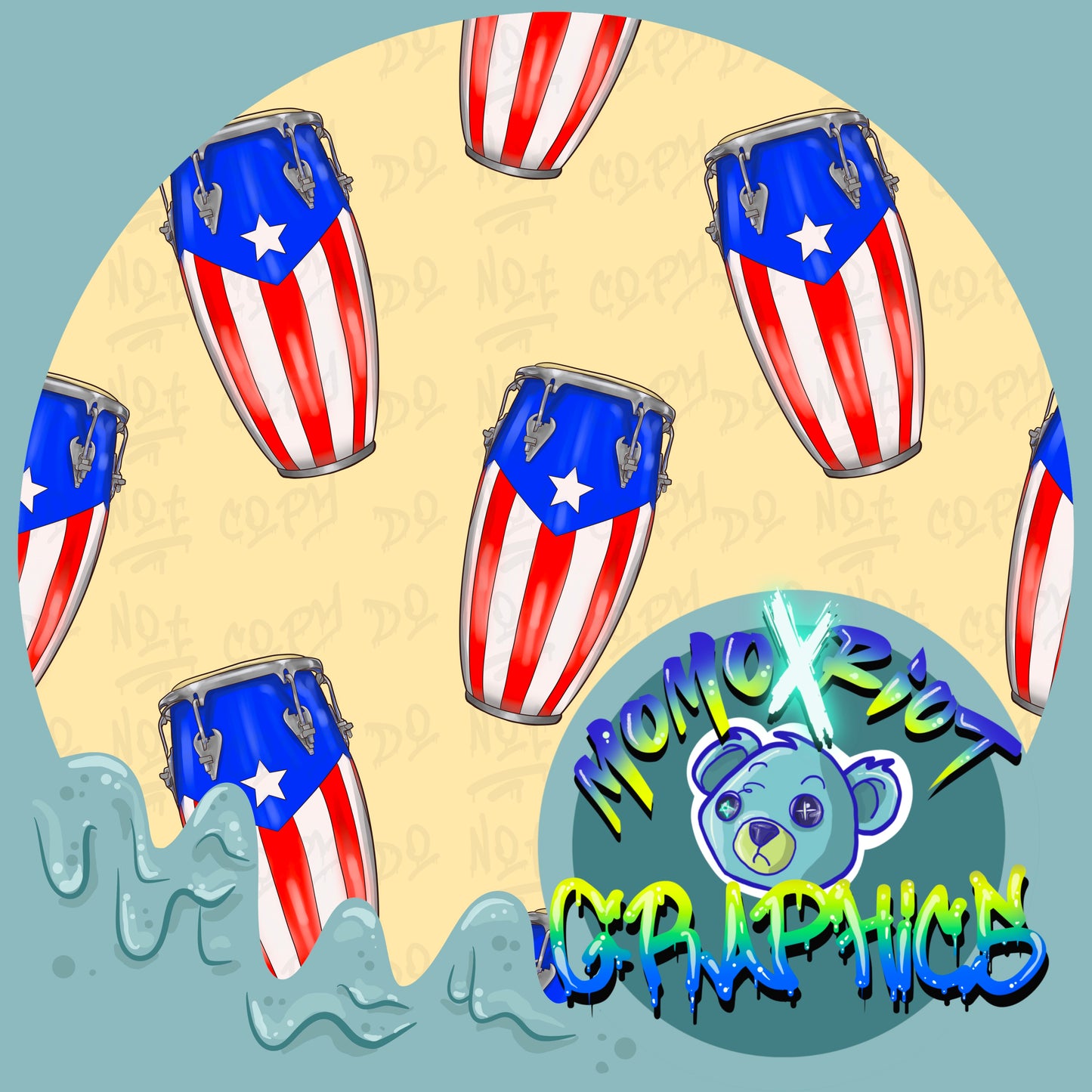 Boricua Congas Seamless File