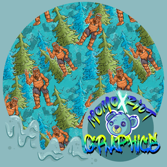 Groovy Big Foot Seamless File