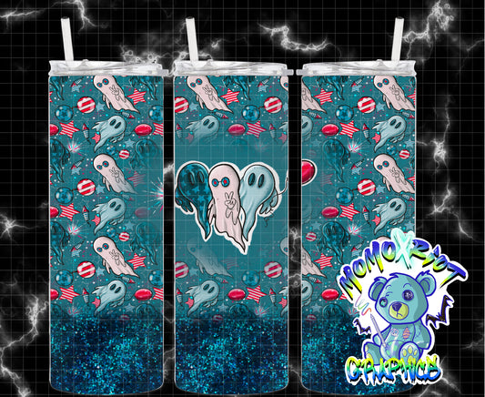 Red, White and Boo Crew Tumbler Wrap File