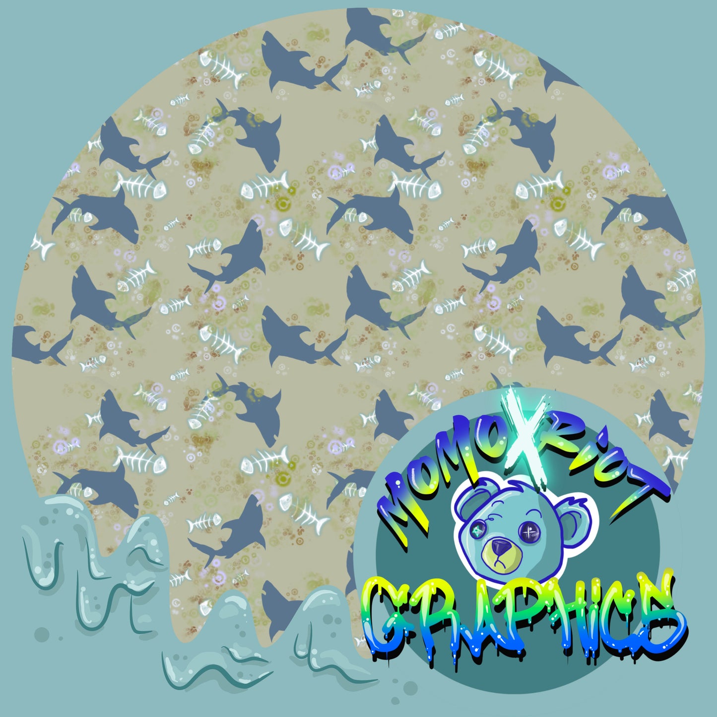 It's Sharks! Coord Seamless File