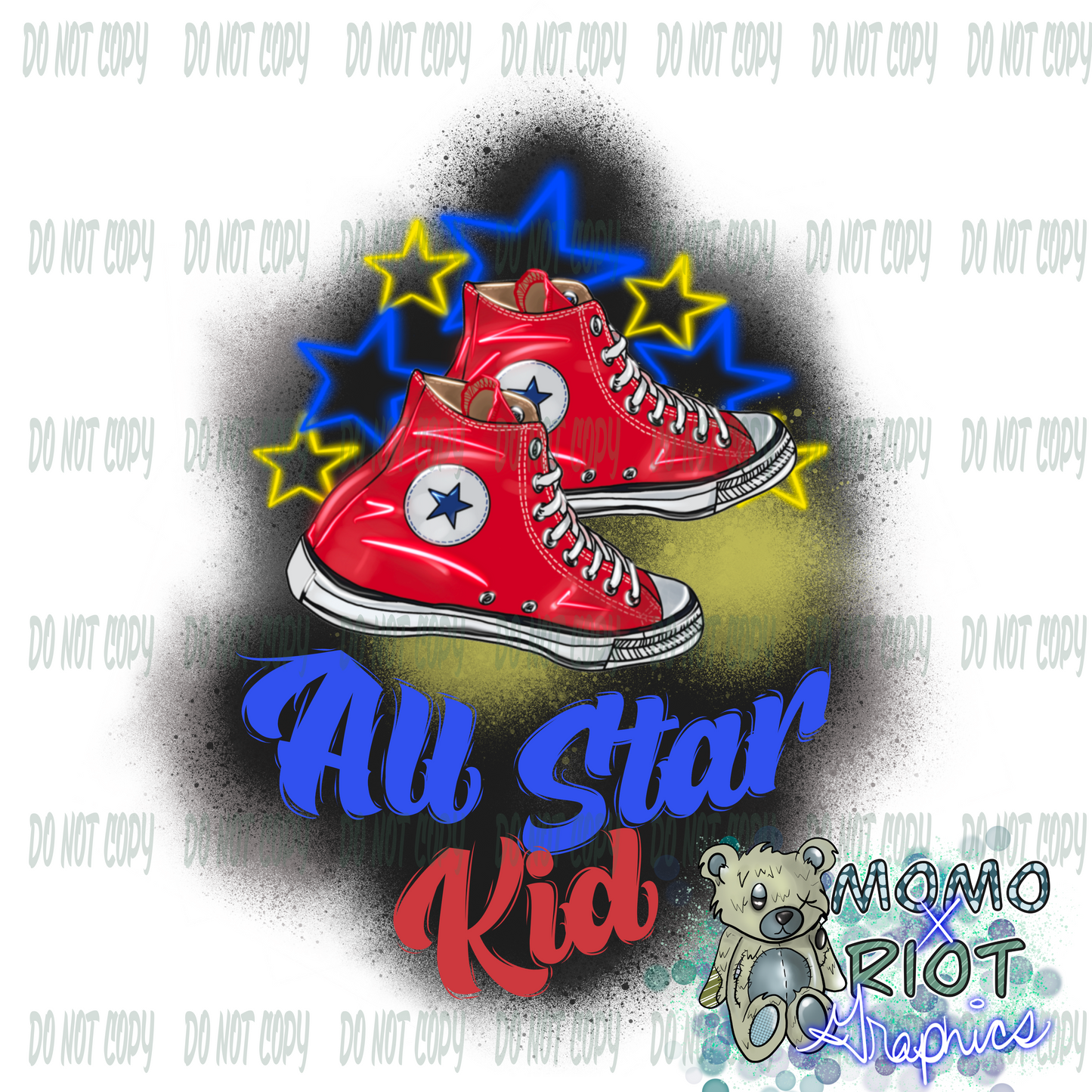 All Star Classic Kid Sublimation File